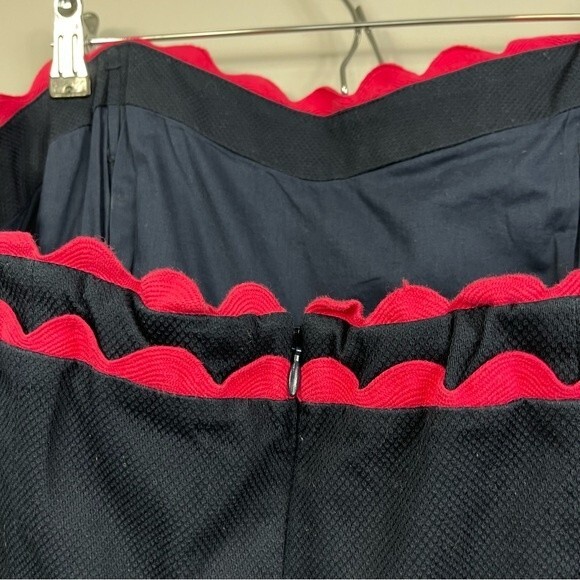 Vineyard Vines Ric Rac Strapless Sweetheart Neck Preppy Dress in Navy & Pink 16 - Picture 8 of 10